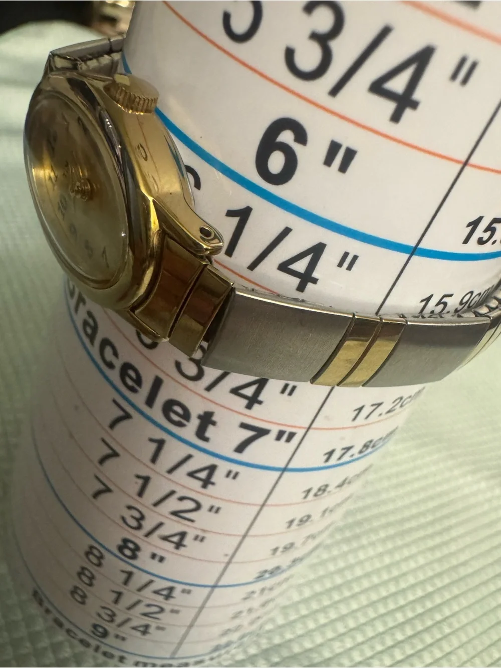 Timex Two-Tone Gold and Silver Oval Dial Bracelet Watch